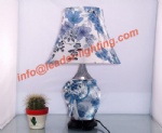 蕾丝台灯 创意中国风布罩台灯